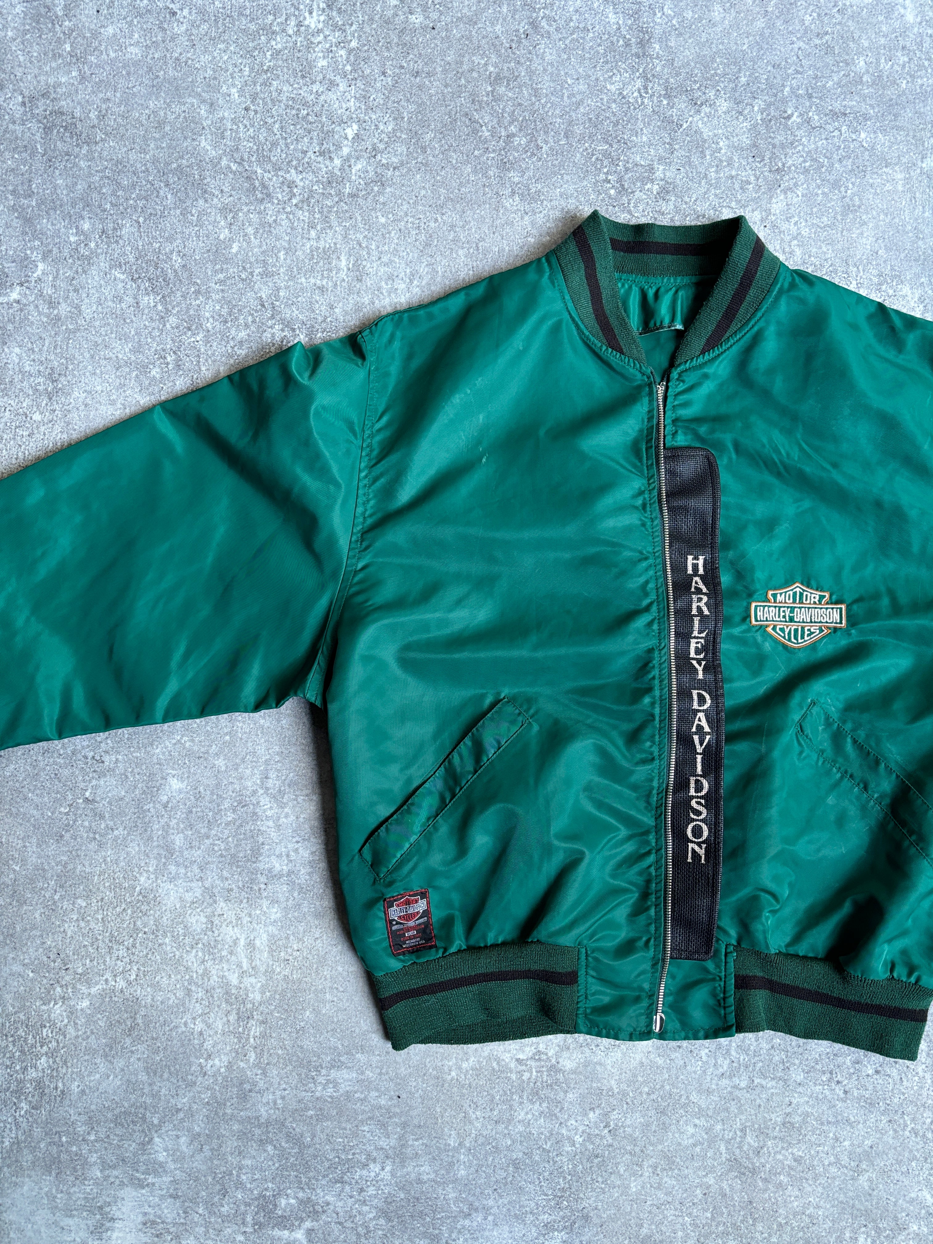 【~1990's】Vintage Harley Davidson Nylon Jacket『ハーレーダビッドソン』