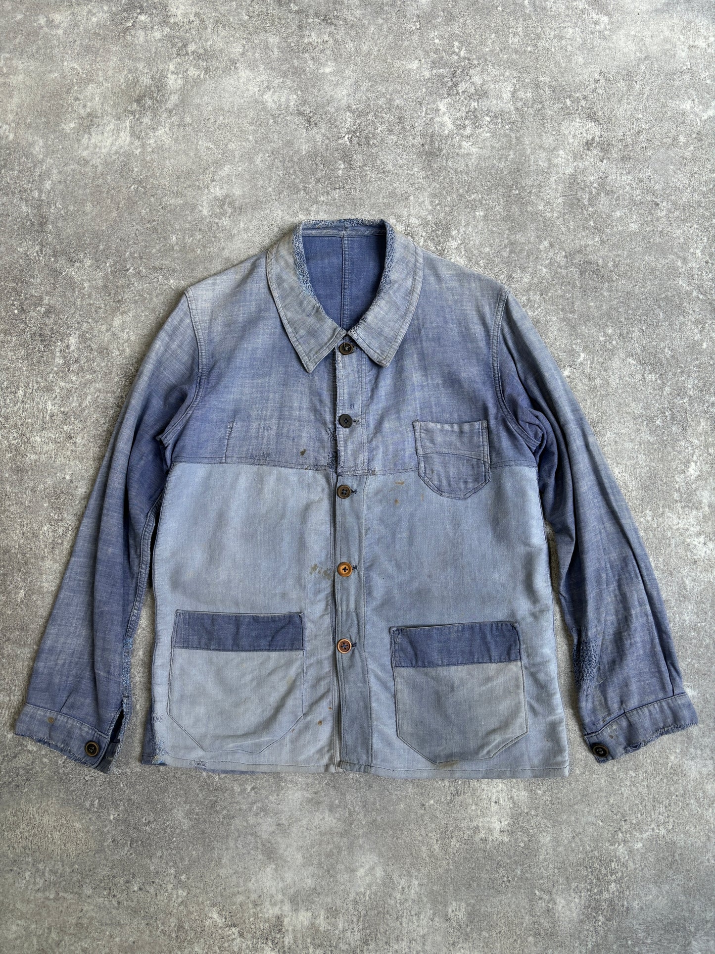 [~60's] French Vintage Moleskin Work Jacket "Vulcain"