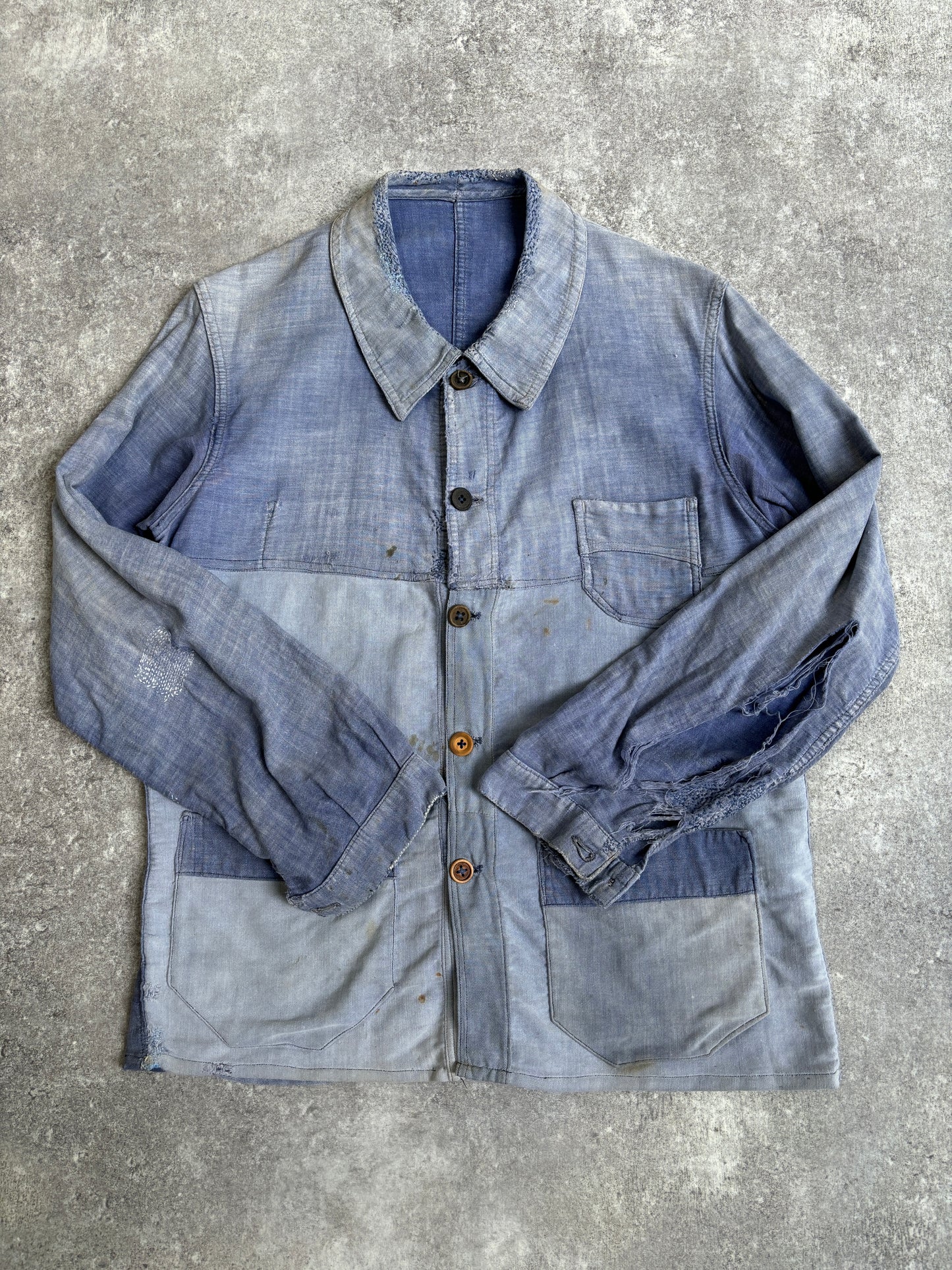 [~60's] French Vintage Moleskin Work Jacket "Vulcain"