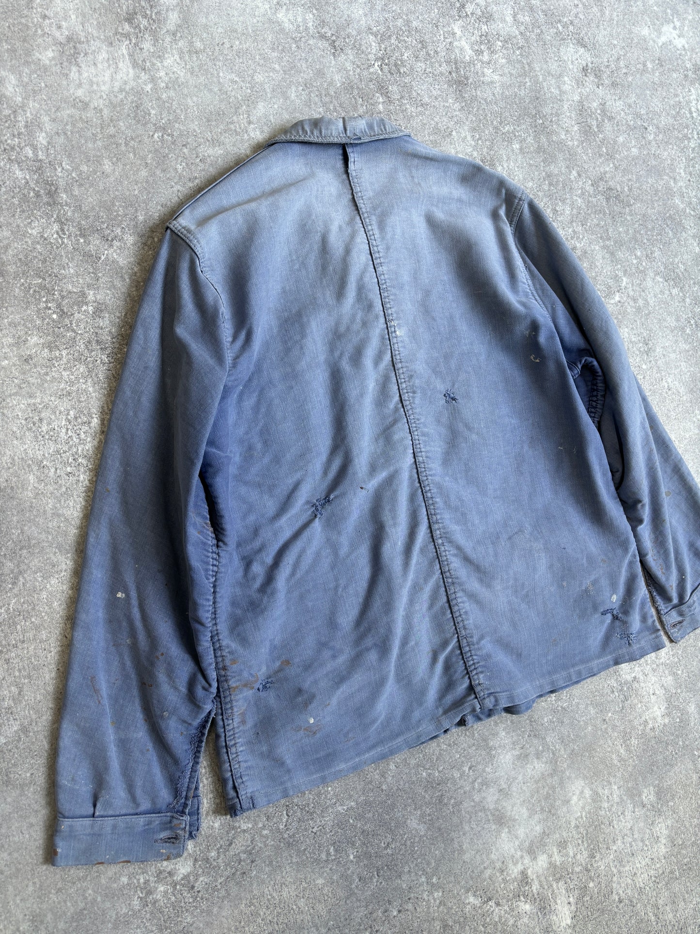 [~60's] French Vintage Moleskin Work Jacket "Le CABLE"