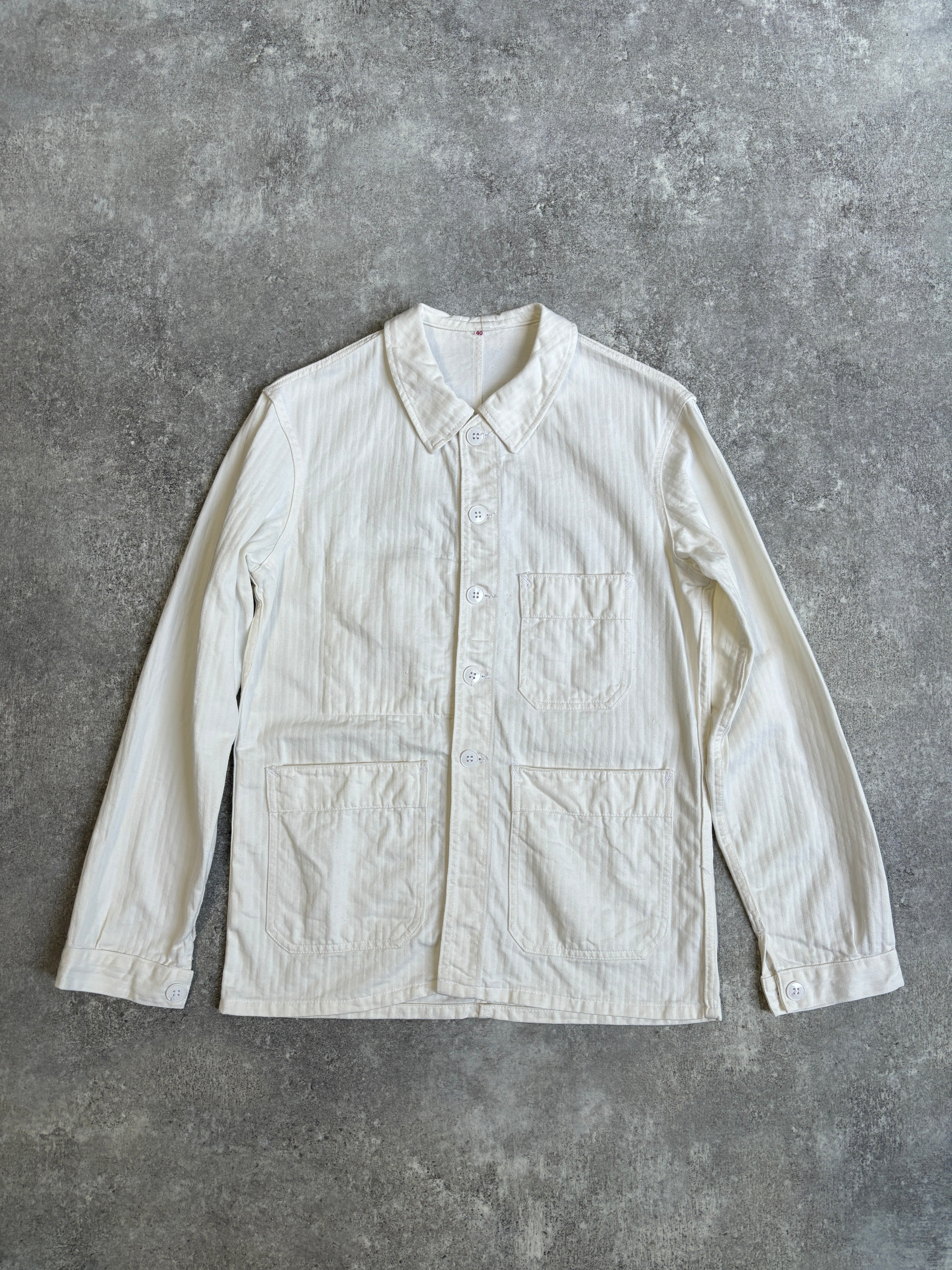 60sVintage Adolphe Lafont ヘリンボーンワークジャケット 60sVintage Adolphe Lafont ヘリンボーンワークジャケット