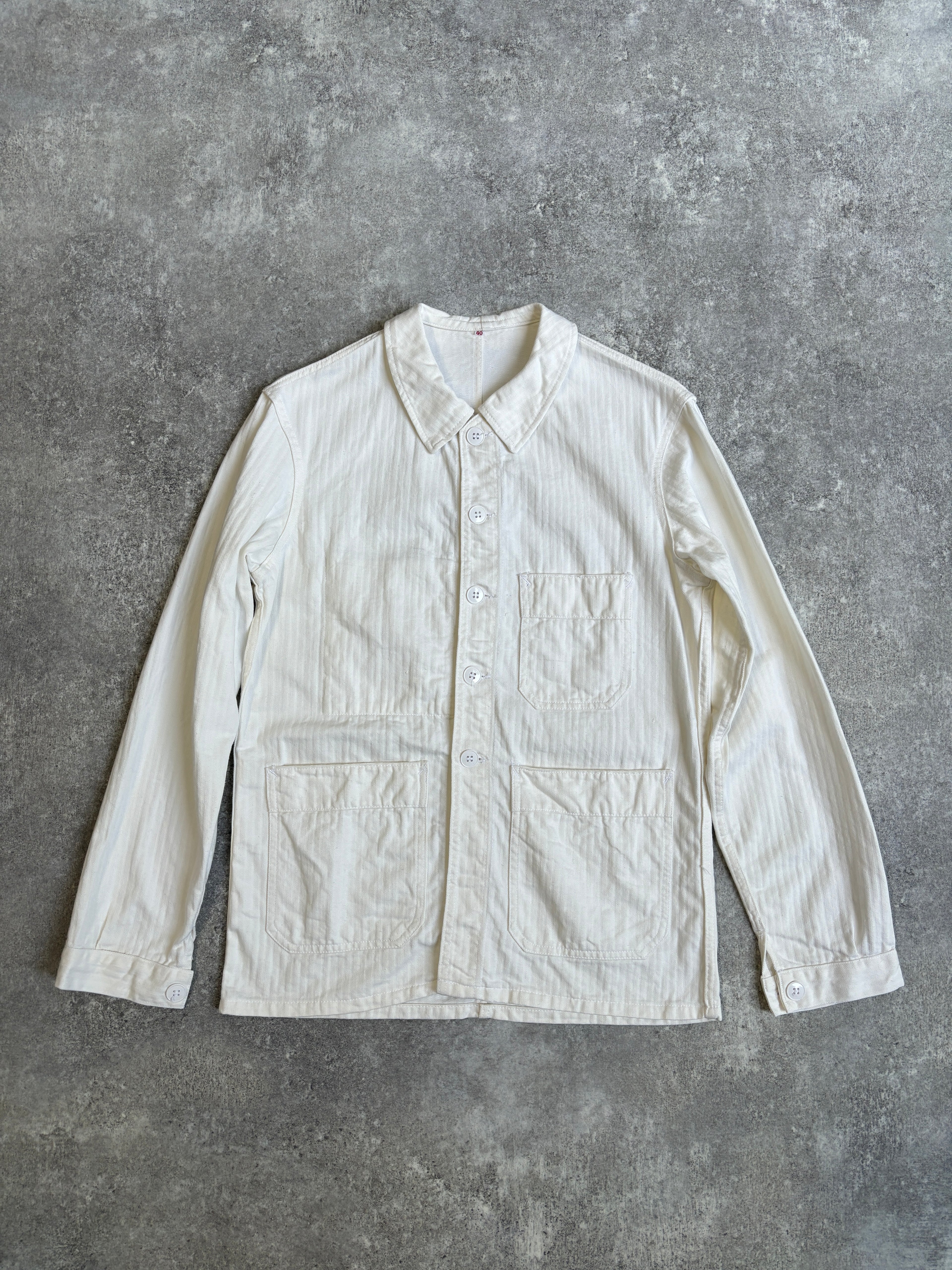 [~1960's] Vintage French HBT Work Jacket 『Adolphe Lafont』