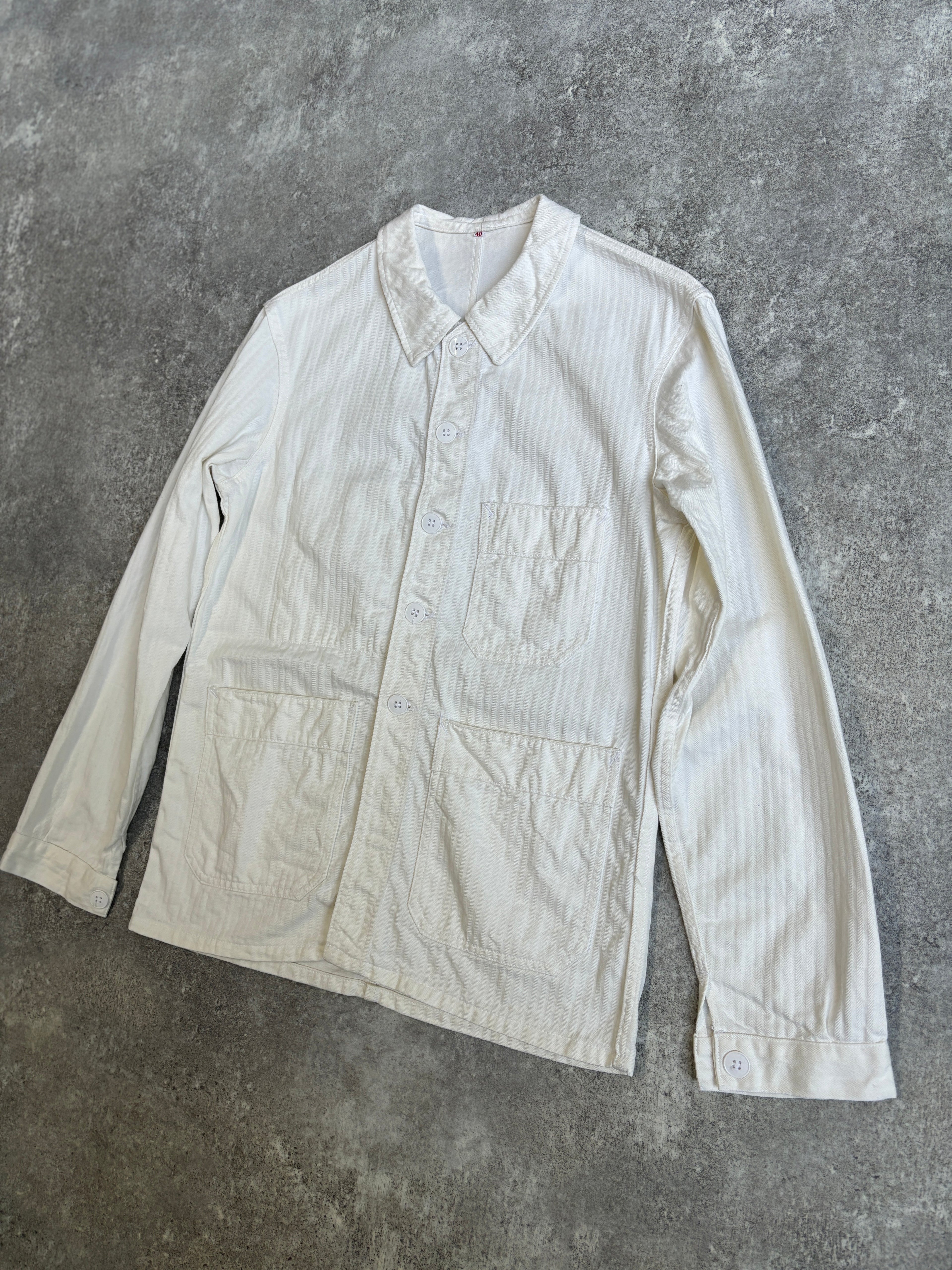 [~1960's] Vintage French HBT Work Jacket 『Adolphe Lafont』