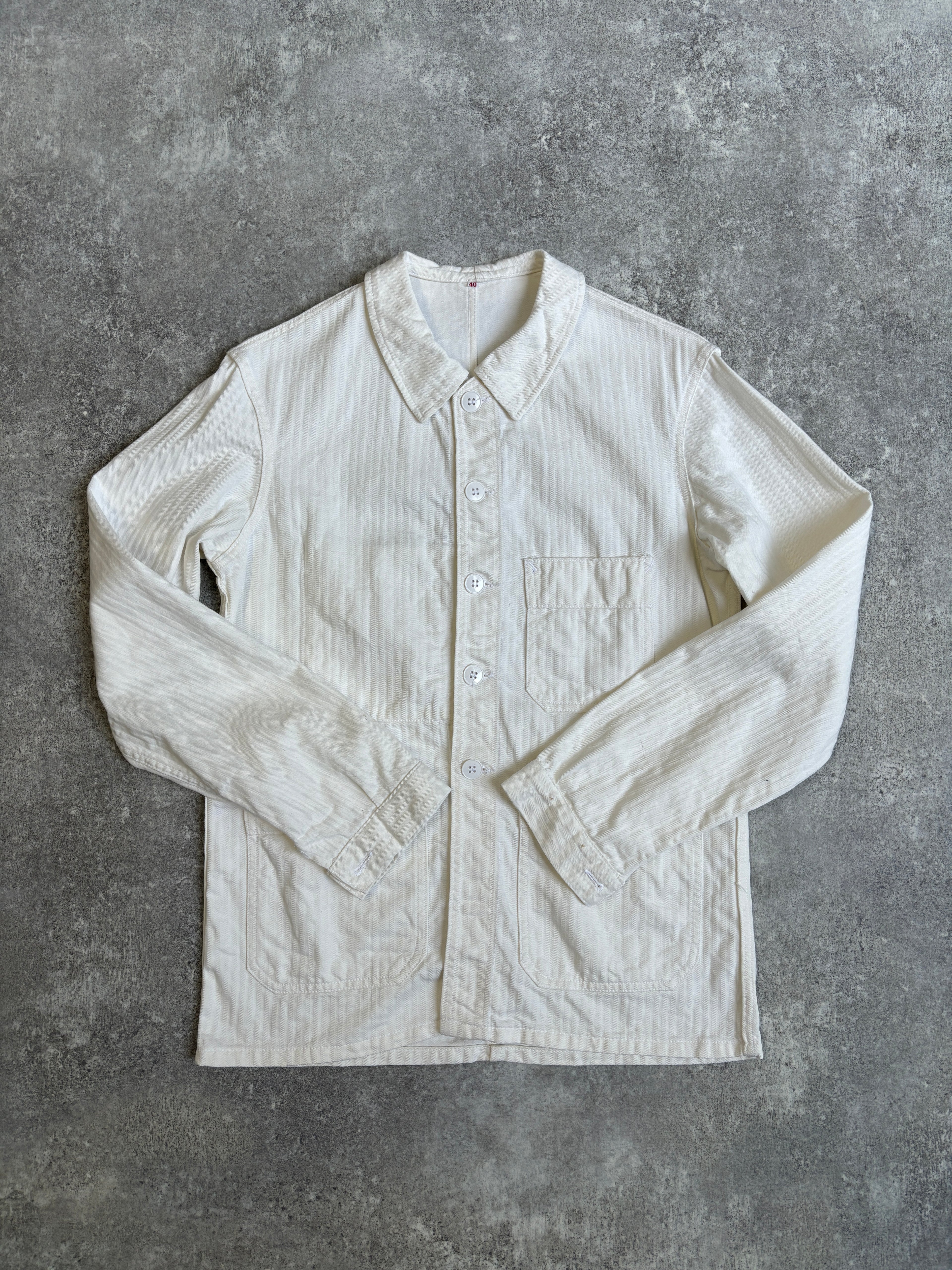 [~1960's] Vintage French HBT Work Jacket 『Adolphe Lafont』