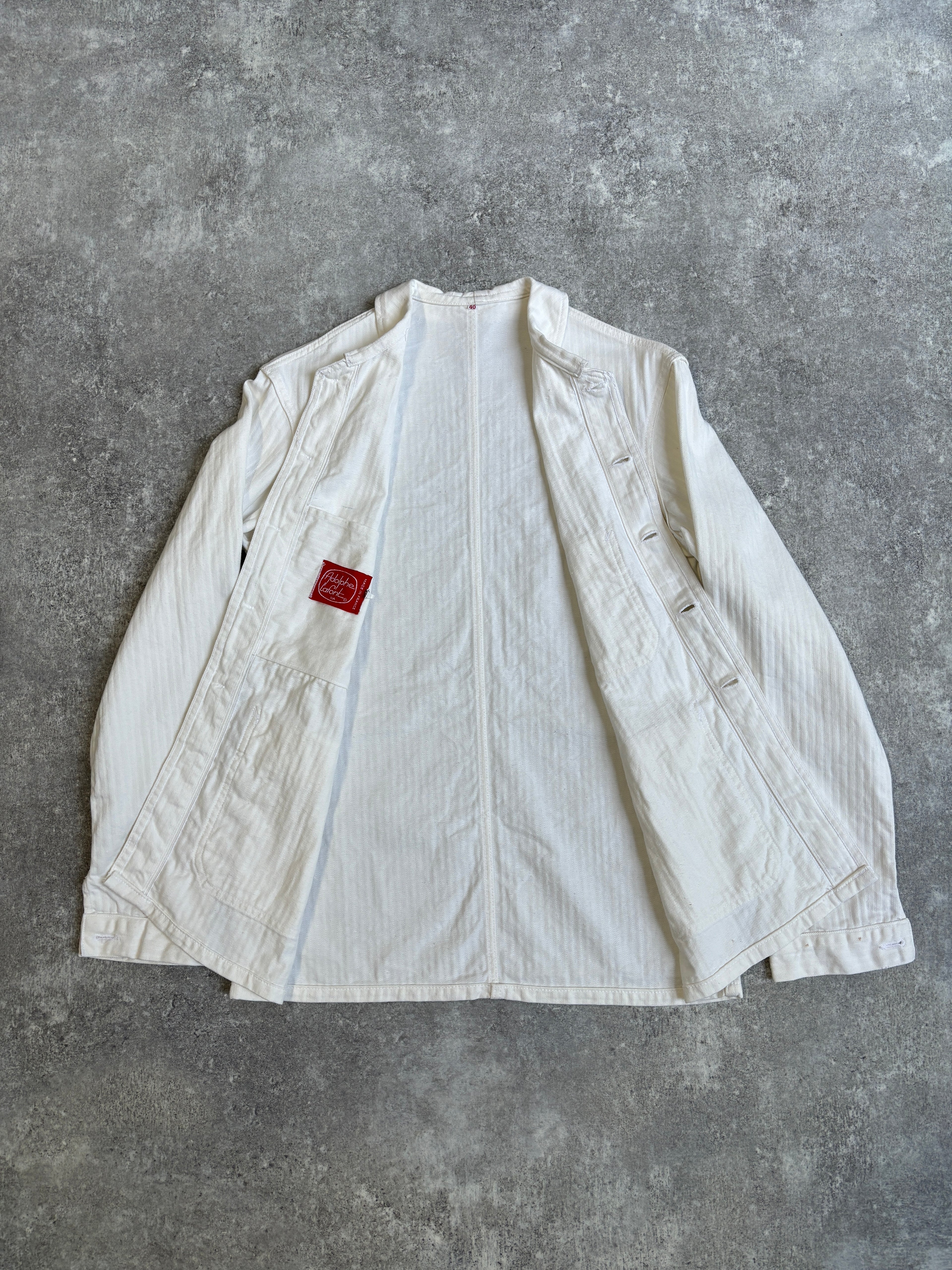 [~1960's] Vintage French HBT Work Jacket 『Adolphe Lafont』