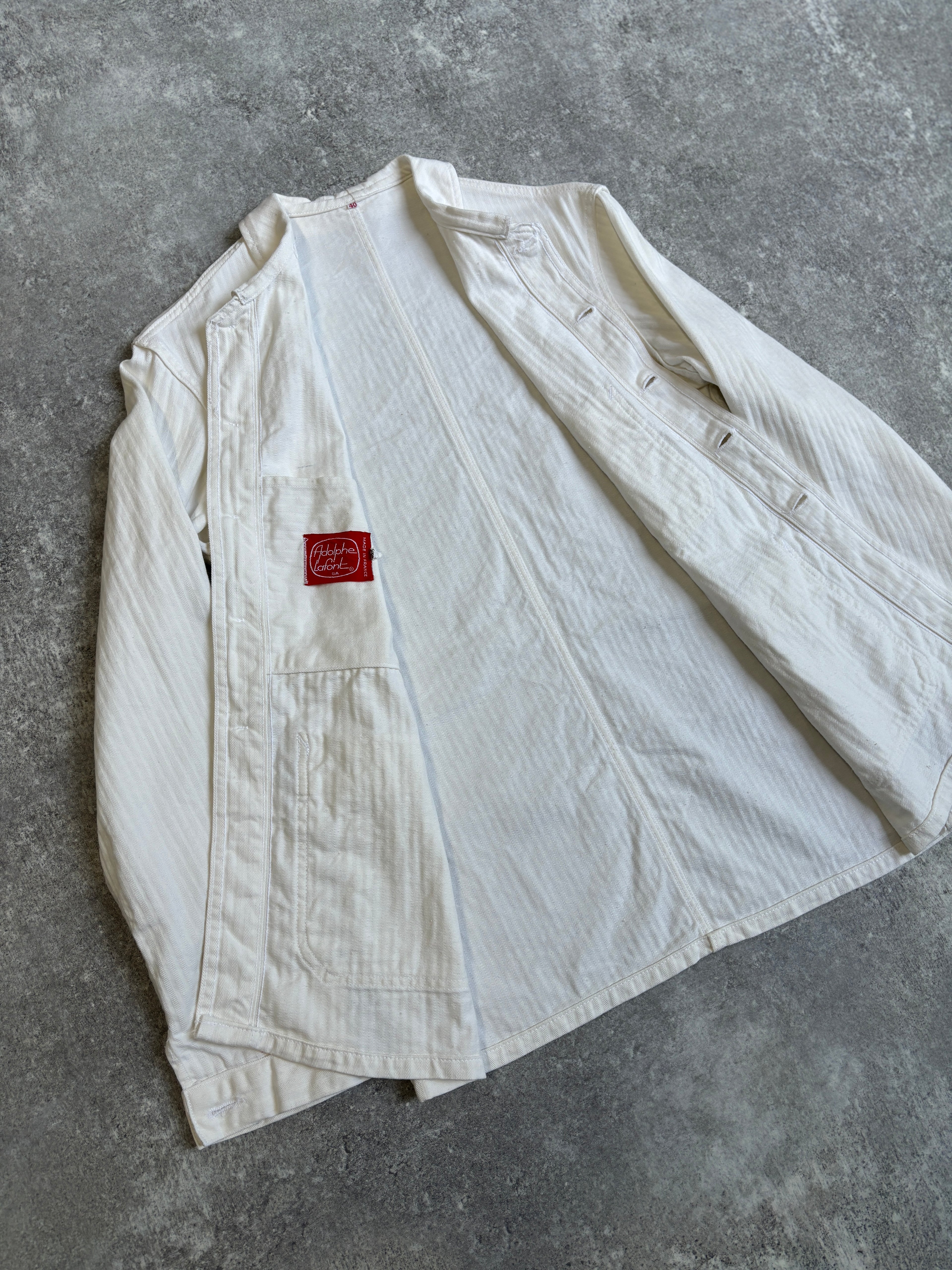 [~1960's] Vintage French HBT Work Jacket 『Adolphe Lafont』
