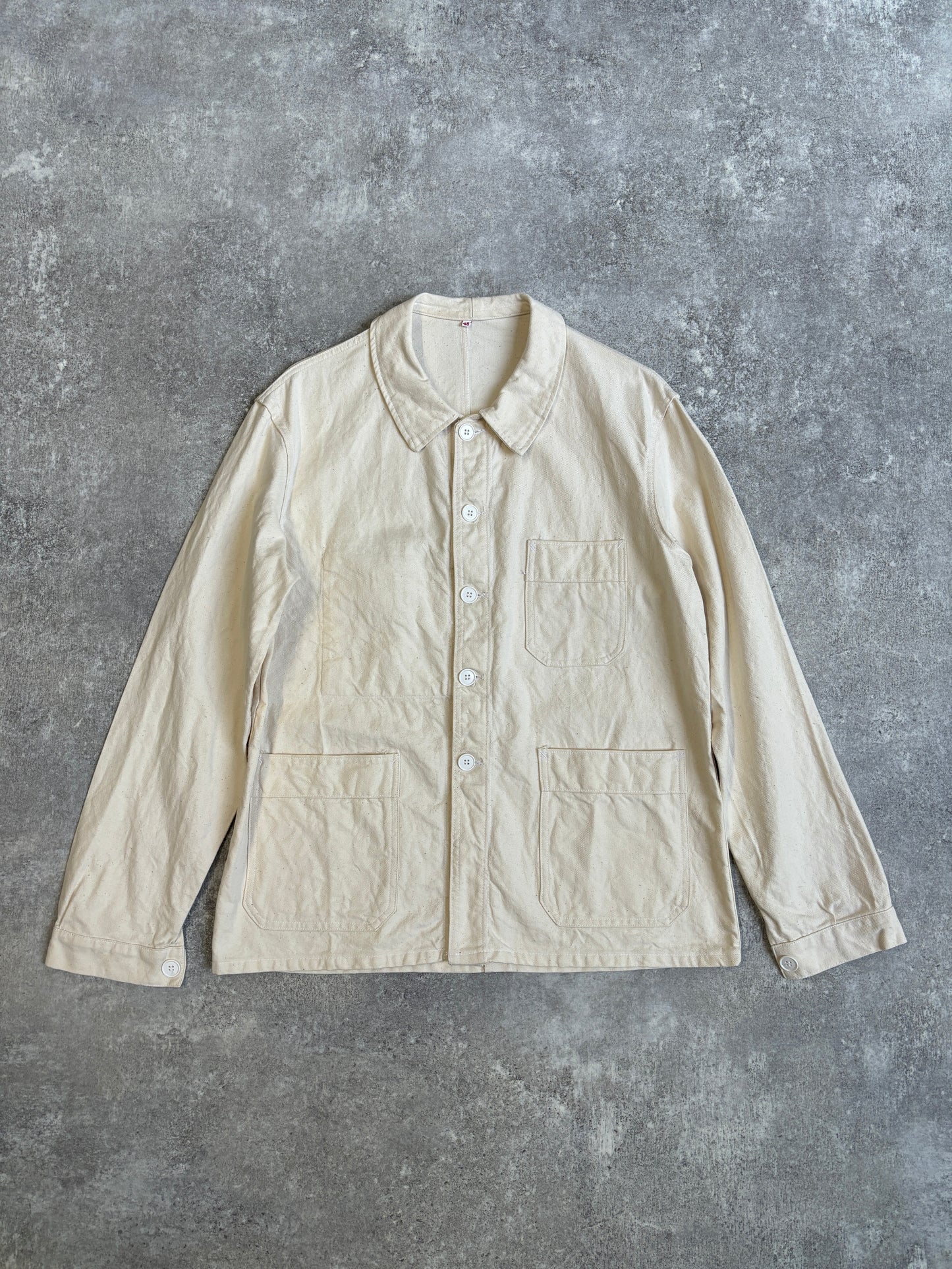 [~60's] French Vintage HBT Work Jacket 『Adolphe Lafont』