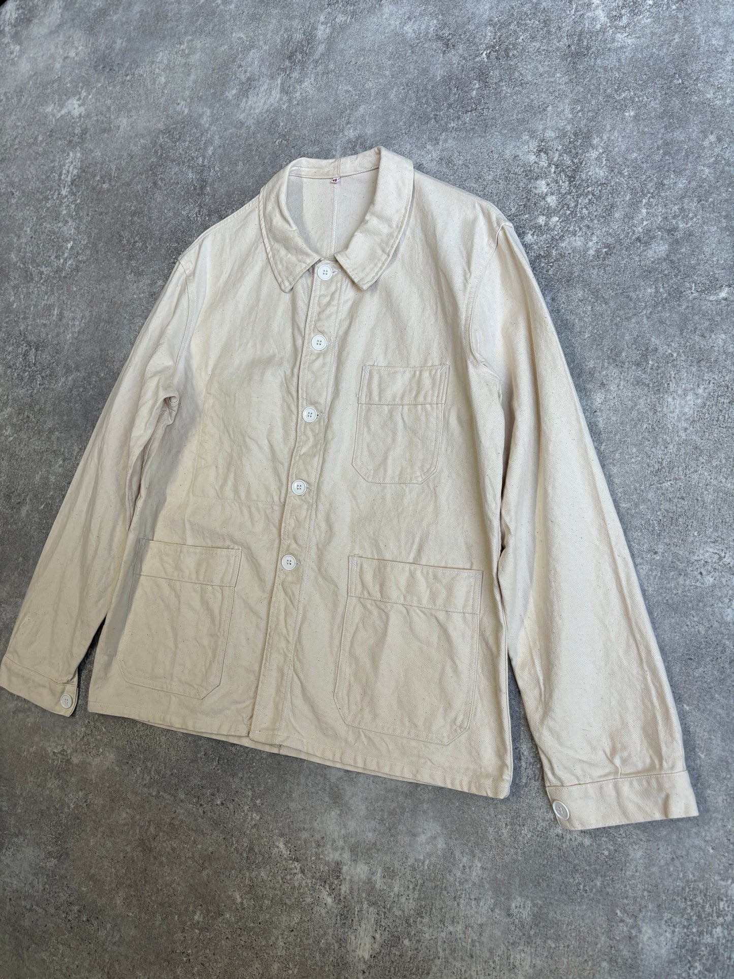 [~60's] French Vintage HBT Work Jacket 『Adolphe Lafont』