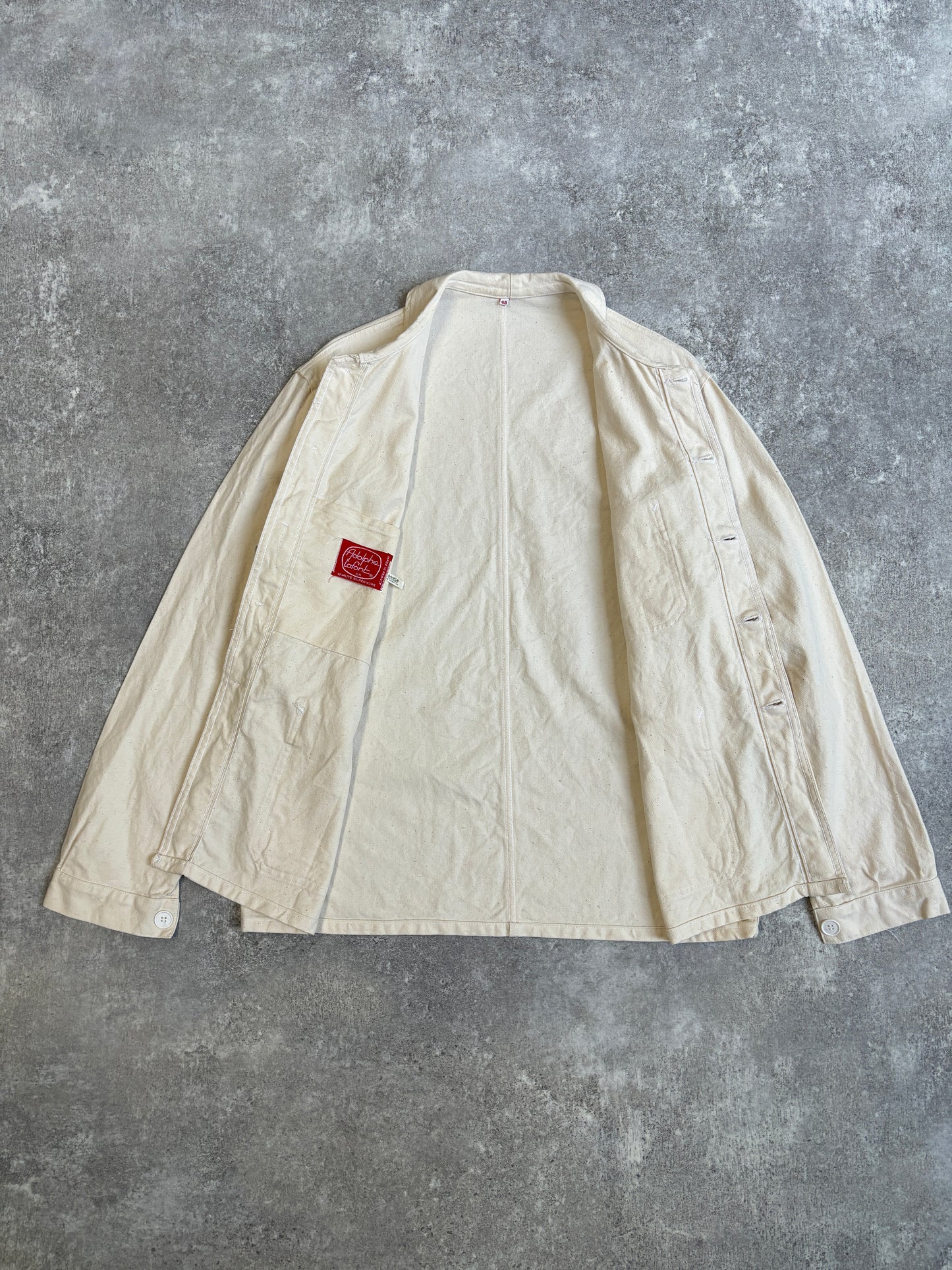 [~60's] French Vintage HBT Work Jacket 『Adolphe Lafont』